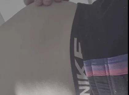 Young Man Holds a Full Bladder