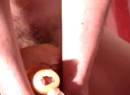 Naked Fleshlight Standing Fuck Masturbation