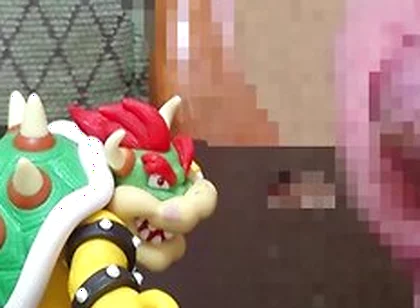 Bowser Figure Bukkake