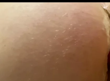 Big Dildo Sliding up My Fat Ass