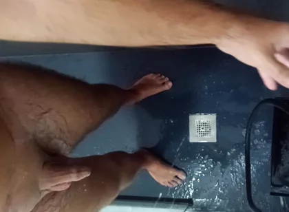 Shaving Balls and Masturbating