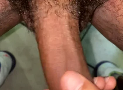 Handjob while using bel air jordans