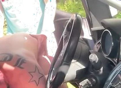 Rest Area Threesome I Flash My Cock And Get Fucked By Two Horny Strangers