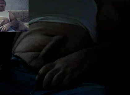 Straight Daddy Cums on Live TV