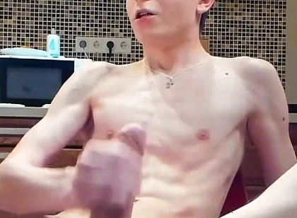 Cute Boy with BIG Cock