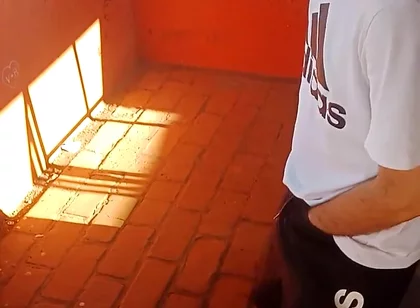 Playing with Him in Shorts