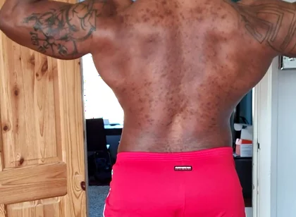 Red Shorts Big