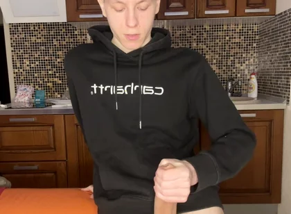18yo Alone Strokes Monster Dick Imagining Classmate Begging