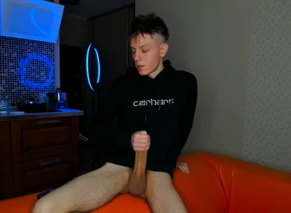 Horny College Twink Edges Huge Cock Until Explosive Cumshot