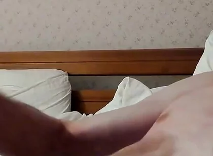 It's my first time cumming, so my whole belly is covered in cum