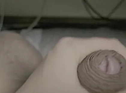 I Tried Massaging My Balls And Masturbating My Skin With My Foreskin Dick