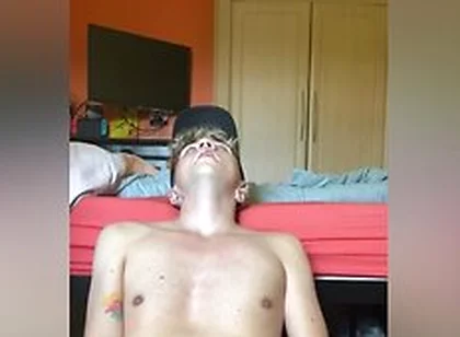 Lucas Twink With His Vibrator 3