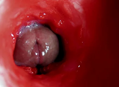 A Big Beautiful Cock Flows Abundantly Inside a Wet Slippery Hole and Smacks!