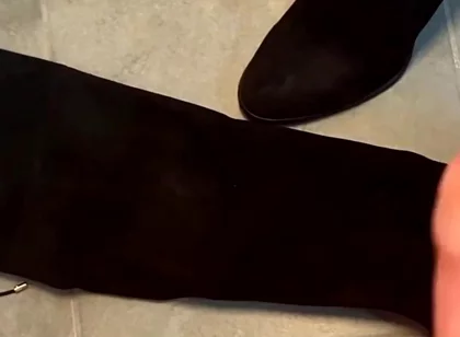 Cum on Step Moms High Heels
