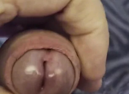Daddy Lies and Strokes His Big Cock Waiting for My Wet Hole