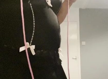 Cock and Ball Bondage with Sissyfication