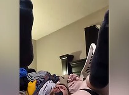 Max Playing With Thrusting Dildo