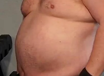 Muscle Chub Bear Working Out