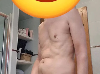 Watch Me on a Nude Morning Getting Horny, Jerk off and Shower