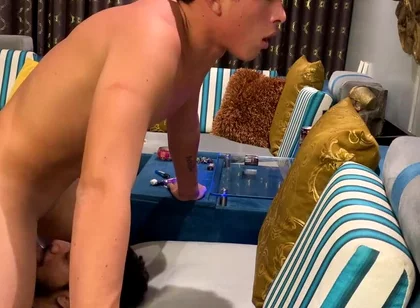 Deep Throat with a Latin Model Who Just Arrived From a Trip!