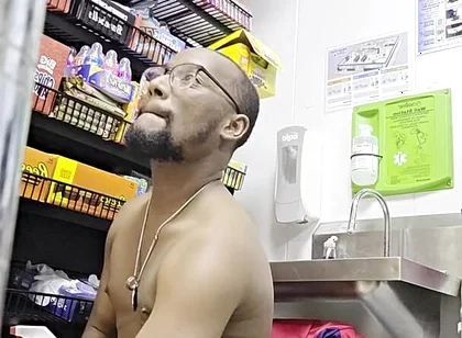 Jerking off at My Second Job