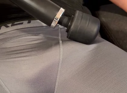 Guess What Daddy Dreaming About When His Cock Hardens Under the Vibration From Massage Machine and Makes It Cum - John Delove