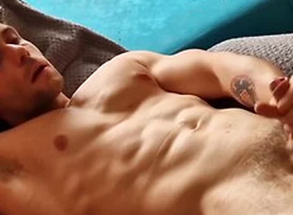 Very Horny Hot Boy Pumps All His Milk On His Abs