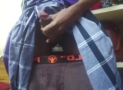 Desi Teen Boy Cumshot and Jerk off in Home.