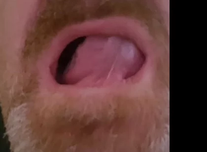 Mature Chubby Bear Toothless. Watch Inside My Toothless Mouth and Meet My Tongue - Mouth Fetish