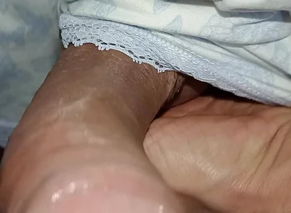 Big Cock and Venoza, Intense Masturbation in Pajamas, Submissive POV