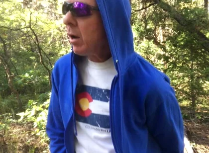 Adam Kaye Jacks off in the Mountains
