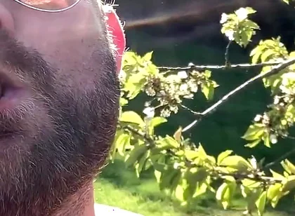 Smoking My Cigar Outdoors in the Summer Heat