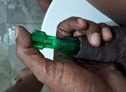 Playing with My Penis with Screwdriver