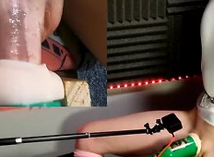 Femboy Struggles As They Get Pounded By Milking Machine!
