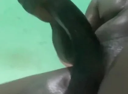 Part 2 Long Dick Guy Hides and Beat His Big Black Cock