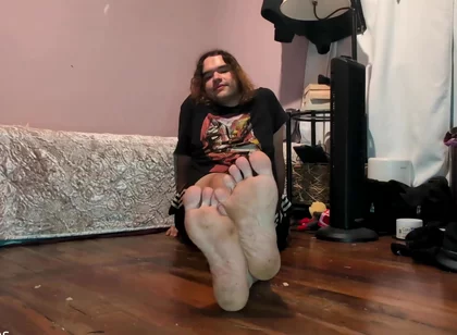 Post-workout Feet and Ass JOI!