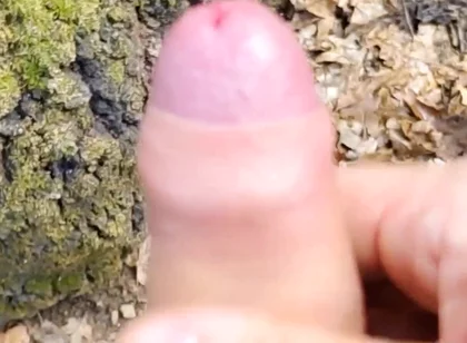 Outdoor Piss, Wank and Cum