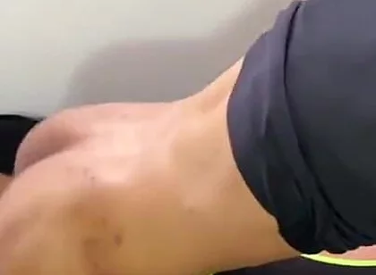 Slave fucked in jockstrap