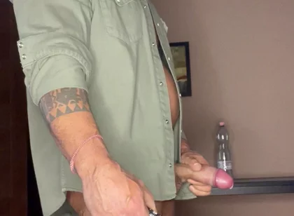 Stepdaddy Jerked. Homemade Stepdaddy Wank