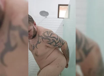 Jimbob Soapy Shower Dildo Riding