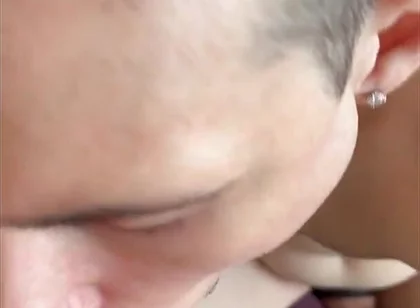 Curious Technician Comes Back on His Break for Blowjob, Fingering and Rimming Fun