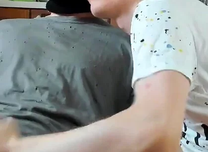 Very Aggressive Jerking off Makes Alex's Cock Hard
