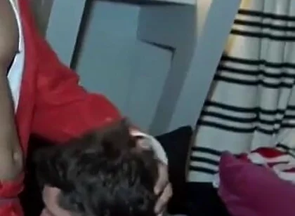Straight boy fucked by Latino for Christmas surprise