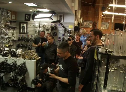 Jessie Colter Gets Gang Banged at Mr S Leather Store