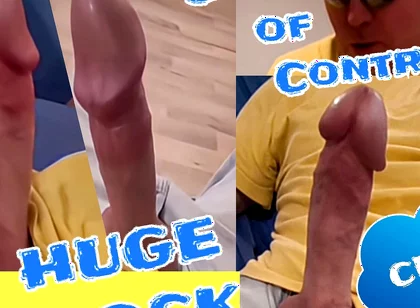 Huge Cock of Sixxbig Is Out of Control and Cums...