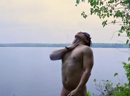 Flexing and Jerking in the Rain by the Lake