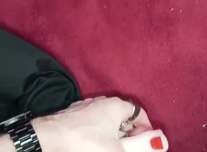 Red Nails Foot Fetish