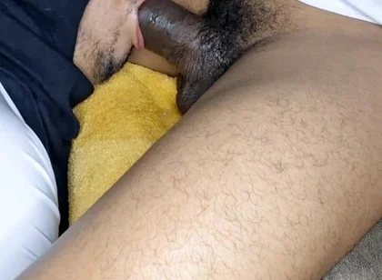 He Butts His Mouth with Pleasure